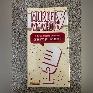 Murder We Wrote True Crime Party Game
